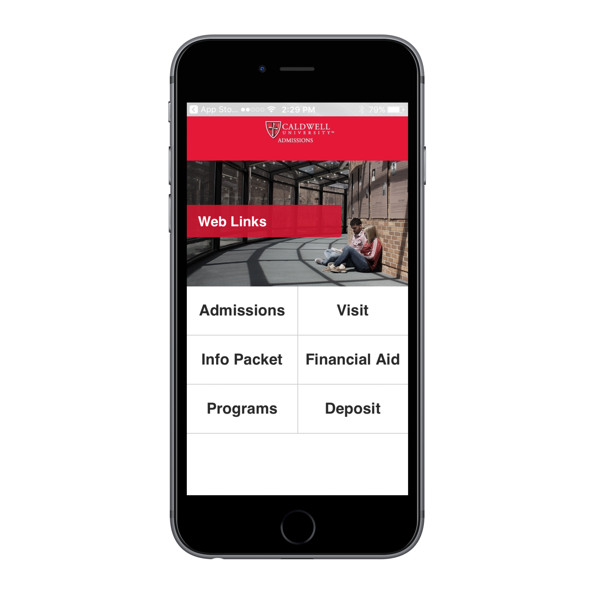 Caldwell Mobile App Screenshot